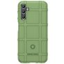 Mobigear Rugged Shield Samsung Galaxy A24 Hoesje Flexibel TPU Backcover Shockproof - Groen