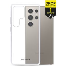 Mobilize Naked Protection Doorzichtig Samsung Galaxy S24 Ultra Hoesje Hardcase Backcover Shockproof - Transparant