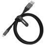 OtterBox Nylon Braided USB-A naar Apple Lightning Kabel MFI 1 m - Zwart