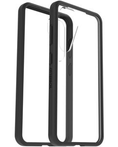 OtterBox React Samsung Galaxy S25 Hoesje Hardcase Backcover Shockproof - Transparant / Zwart