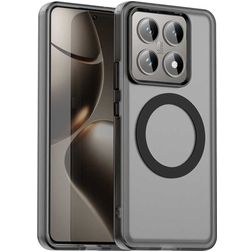 Mobigear Shockproof Xiaomi 14T MagSafe Hoesje Hardcase Backcover - Zwart