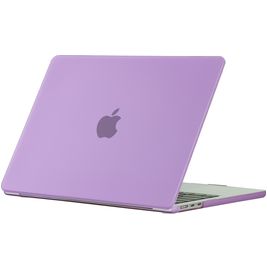 Mobigear Matte MacBook Air 15 Inch (2023-2025) Hoes Hardshell Laptopcover MacBook Case - Paars - Model A2941 / A3114 / A3241