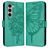 Mobigear Butterfly Samsung Galaxy Z Fold 6 Hoesje Bookcase Portemonnee - Groen