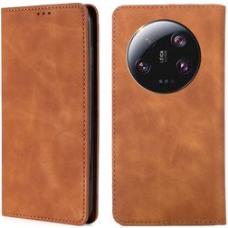Mobigear Retro Slim Xiaomi 13 Ultra Hoesje Bookcase Portemonnee - Bruin
