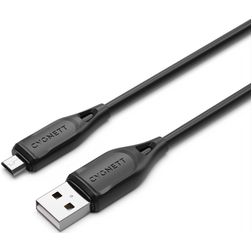 Cygnett Essentials USB-A naar Micro USB Kabel 1 Meter - Zwart