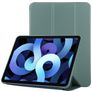 Mobigear Tri-Fold Gel iPad Air 5 (2022) Hoes TPU,Kunstleer Bookcase - Groen