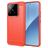 Mobigear Brushed Slim Xiaomi 15 Hoesje Flexibel TPU Backcover - Rood