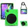 Mobigear SureGrip XGuard iPad Pro 11 Inch (2021) Hoes Hard Kunststof,Siliconen Backcover + Stylus Houder + Schouderband + Standaard - Groen