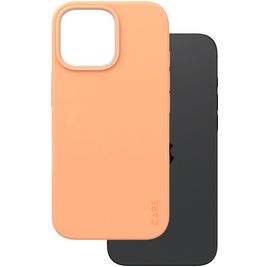 CARE by PanzerGlass Fashionable iPhone 16 Pro Max Siliconen MagSafe Hoesje Backcover - Peachy CARE by PanzerGlass Fashionable iPhone 16 Pro Max Siliconen MagSafe Hoesje Backcover - Peachy