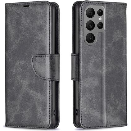 Mobigear Excellent Samsung Galaxy S25 Ultra Hoesje Bookcase Portemonnee - Zwart