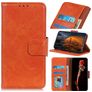 Mobigear Classy Motorola Moto E22 Hoesje Bookcase Portemonnee - Oranje