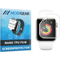 Mobigear Apple Watch - 38 mm Hydrogel TPU Screenprotector - Case Friendly