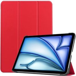 Mobigear Tri-Fold iPad Air 13 Inch (2024) Hoes Bookcase - Rood