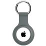 Xccess Keychain Apple AirTag Hoesje Flexibel Siliconen Sleutelhanger - Ash