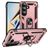 Mobigear Armor ring Samsung Galaxy S26 Hoesje Hardcase Backcover Shockproof met Ringhouder - Roségoud