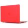 Mobigear Matte MacBook 12 Inch (2015-2017) Hoes Hardshell Laptopcover MacBook Case - Rood - Model A1534