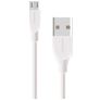 Mobiparts USB-A naar Micro USB Kabel 2 Meter - Wit