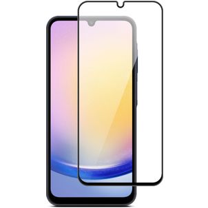 Mobigear Premium Samsung Galaxy A25 Glazen Screenprotector - Case Friendly - Zwart