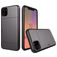 Mobigear Card iPhone 11 Hoesje Hardcase Backcover Shockproof met Pasjeshouder - Grijs