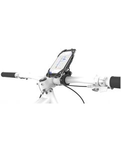 Mobilize Telefoonhouder Fiets / Motor Fietsstuur Bevestiging Klem Universeel (max 15 cm x 8 cm) - Zwart
