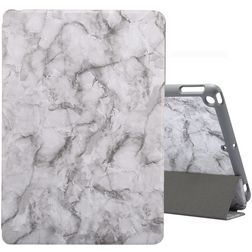Mobigear Tri-Fold Marble iPad 7 (2019) Hoes Bookcase + Stylus Houder - Grijs