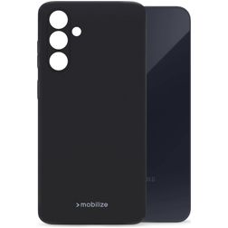 Mobilize Rubber Gelly Samsung Galaxy A35 Hoesje Flexibel TPU Backcover - Matt Black