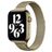 Mobigear Slim Loop Milanese Apple Watch Bandje Magneetsluiting - 49/46/45/44 mm - Bronsgoud