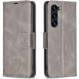 Mobigear Excellent Samsung Galaxy S25 Plus Hoesje Bookcase Portemonnee - Grijs