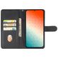 Mobigear Retro Samsung Galaxy S24 Plus Hoesje Bookcase Portemonnee - Zwart