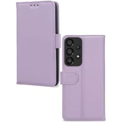 Mobilize Premium Gelly Wallet Samsung Galaxy A33 Hoesje Bookcase Portemonnee - Paars