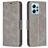 Mobigear Excellent Xiaomi Redmi Note 12 Hoesje Bookcase Portemonnee - Grijs