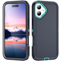 Mobigear Rugged iPhone 17 Hoesje Hardcase Backcover Shockproof - Blauw