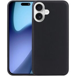 Mobigear Basics iPhone 17 Hoesje Flexibel TPU Backcover - Zwart