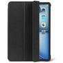 Decoded Textured Slim iPad Air 5 (2022) Hoes Flexibel Siliconen Bookcase - Charcoal