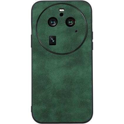 Mobigear Fabric OPPO Find X6 Pro Hoesje Hardcase Backcover - Groen