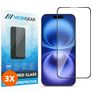 Mobigear Premium iPhone 16 Glazen Screenprotector - Case Friendly - Zwart (3-Pack)