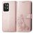 Mobigear Clover Realme GT2 Pro Hoesje Bookcase Portemonnee - Roségoud