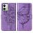 Mobigear Butterfly Motorola Moto G54 Hoesje Bookcase Portemonnee - Paars