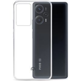 Mobilize Gelly Doorzichtig POCO F5 Pro Hoesje Flexibel TPU Backcover - Transparant