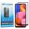 Mobigear Premium Samsung Galaxy A20s Glazen Screenprotector - Case Friendly - Zwart
