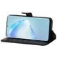 Mobigear Zipper Samsung Galaxy S20 Plus Hoesje Bookcase Portemonnee - Zwart