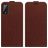 Mobigear Wiko Power U20 Hoesje Flipcase - Bruin