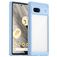 Mobigear Crystal Google Pixel 7a Hoesje Hardcase Backcover - Transparant / Blauw