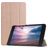 Mobigear Tri-Fold Lenovo Tab E8 Hoes Bookcase - Roségoud