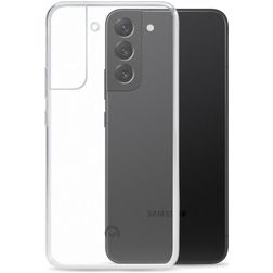 Mobilize Gelly Doorzichtig Samsung Galaxy S22 Hoesje Flexibel TPU Backcover - Transparant
