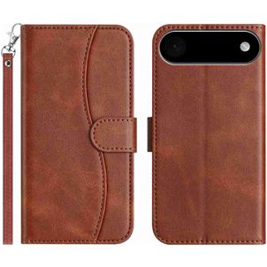 Mobigear S Line iPhone Air Hoesje Bookcase Portemonnee - Bruin