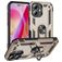 Mobigear Armor Ring iPhone 16 Plus Hoesje Hardcase Backcover Shockproof met Ringhouder - Goud