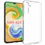 Mobigear Basics Doorzichtig Samsung Galaxy A24 Hoesje Flexibel TPU Backcover - Transparant