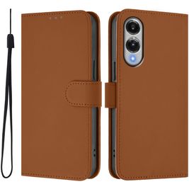 Mobigear Urban Wallet Samsung Galaxy S25 Edge Hoesje Bookcase Portemonnee - Bruin