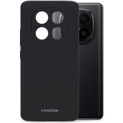 Mobilize Rubber Gelly Xiaomi Redmi Note 14 Pro Plus 5G Hoesje Flexibel TPU Backcover - Zwart